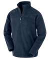 RS905 R905X Result Recycled Zip Neck Micro Fleece Navy colour image